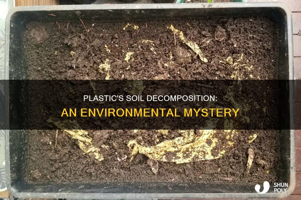 why plastic does not decompose in soil
