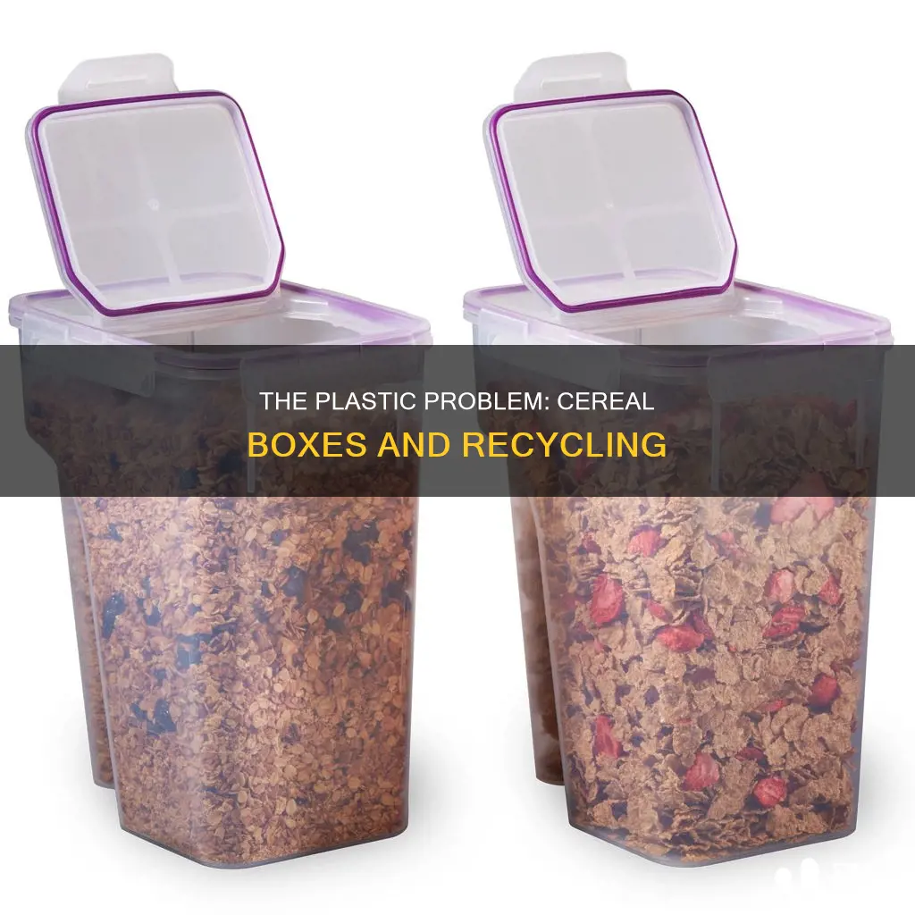 why plastic inside recyclable cereal boxes