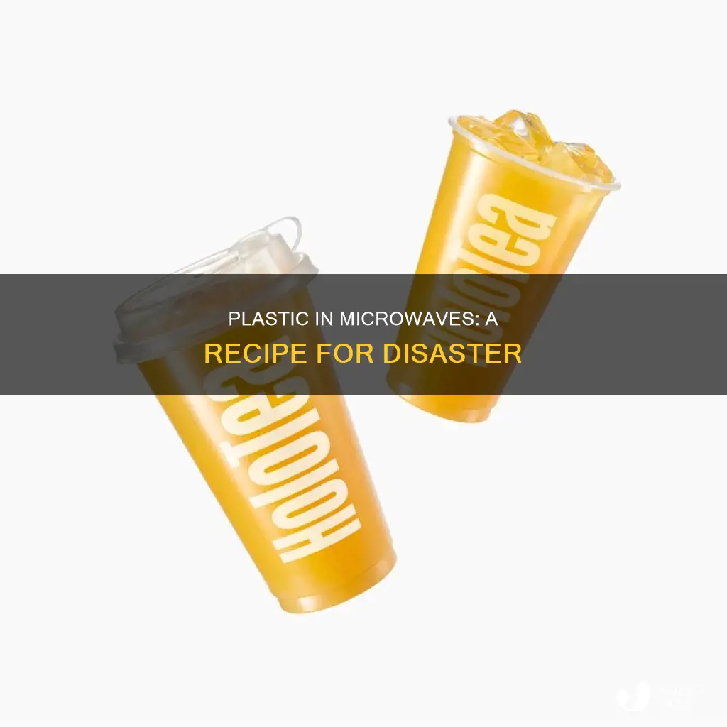 why plastic is not good for microwave