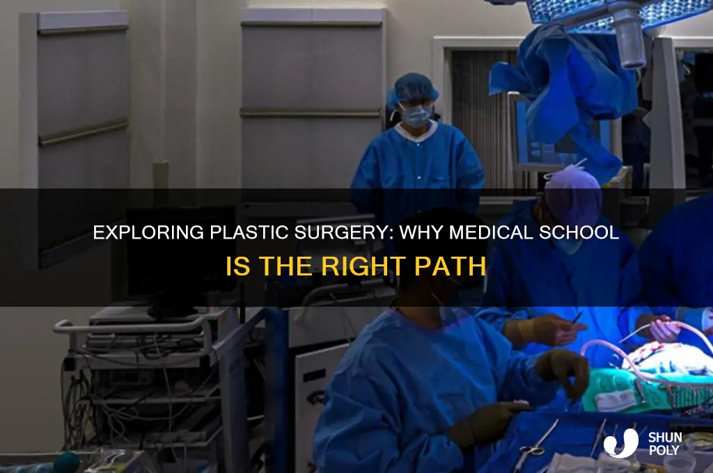 why plastic surgery medical school