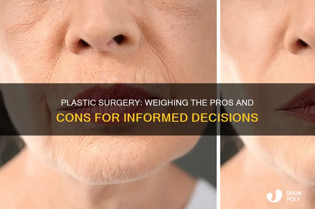 why plastic surgery pros and cons