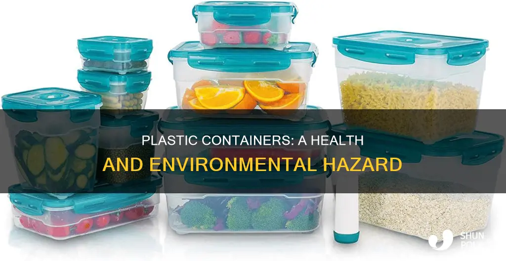why should we avoid plastic containers