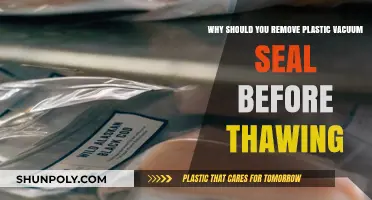 Avoid Thawing Disasters: Remove Plastic Vacuum Seal First
