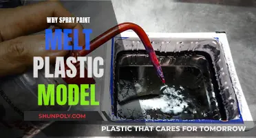 Spray Paint's Melting Effect on Plastic Models Explained