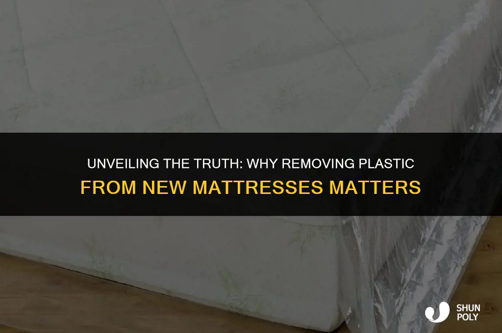 why take plastic off of new mattress