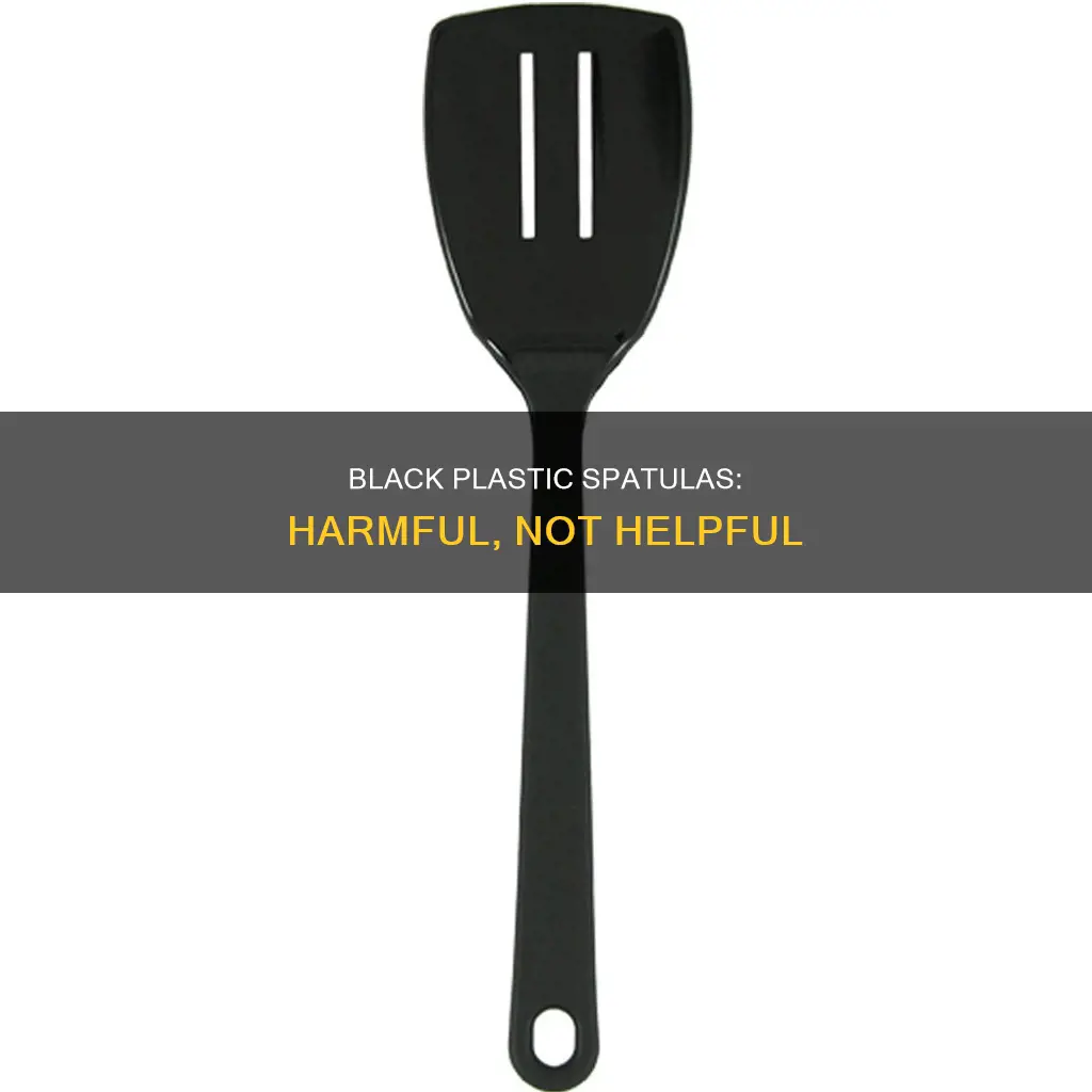 why throw out black plastic spatula