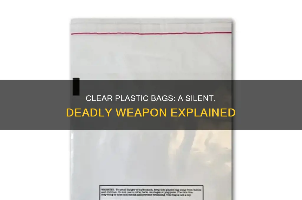 why to use a clear plastic bag to choke someone