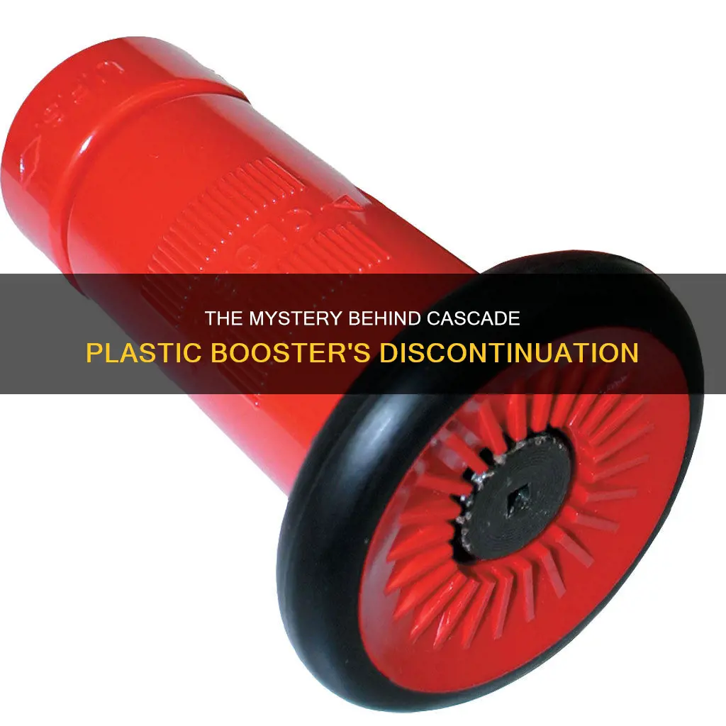 why was cascade plastic booster discontinued