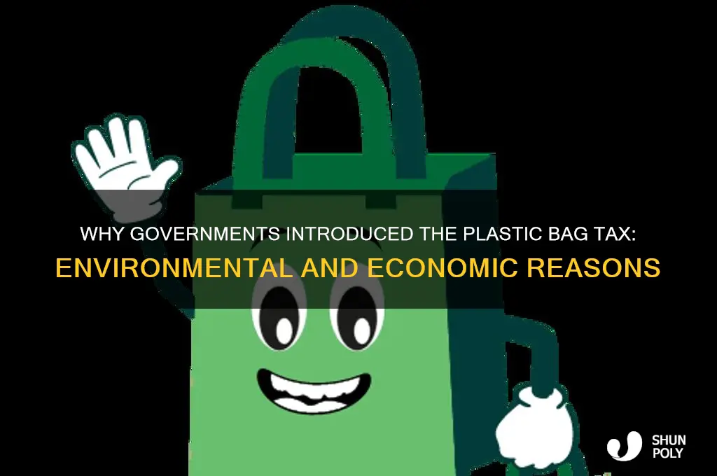 why was the plastic bag tax introduced