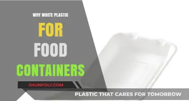 White Plastic Food Containers: Purity and Freshness