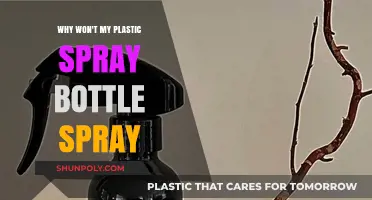 Troubleshooting Your Plastic Spray Bottle: Why It Won't Spray and How to Fix It