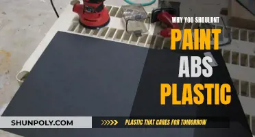 Avoid Painting ABS Plastic: Here's Why You Shouldn't
