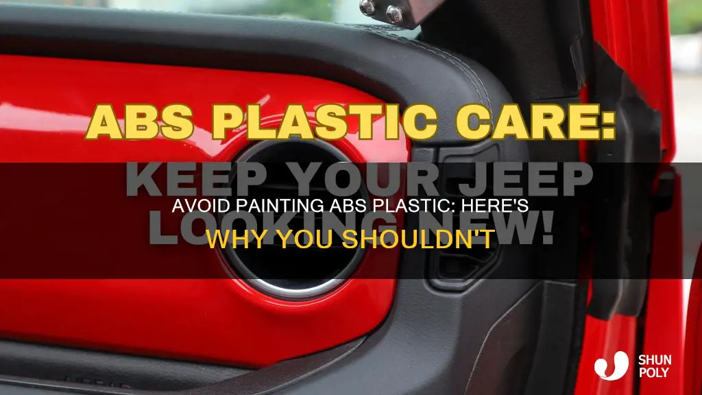 why you shouldnt paint abs plastic