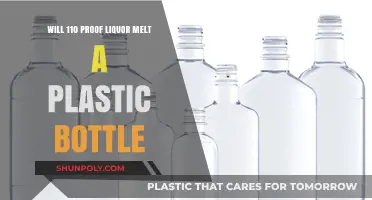Can High-Proof Liquor Like 110 Proof Melt Plastic Bottles?