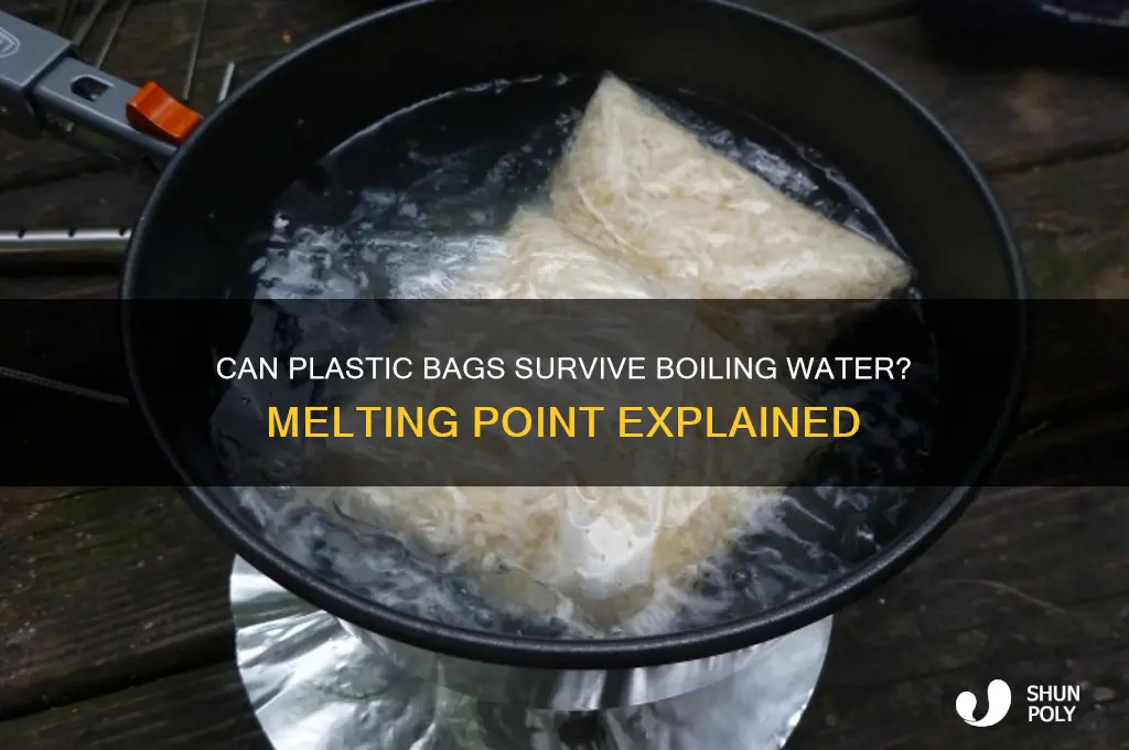 will a plastic bag melt in boiling water