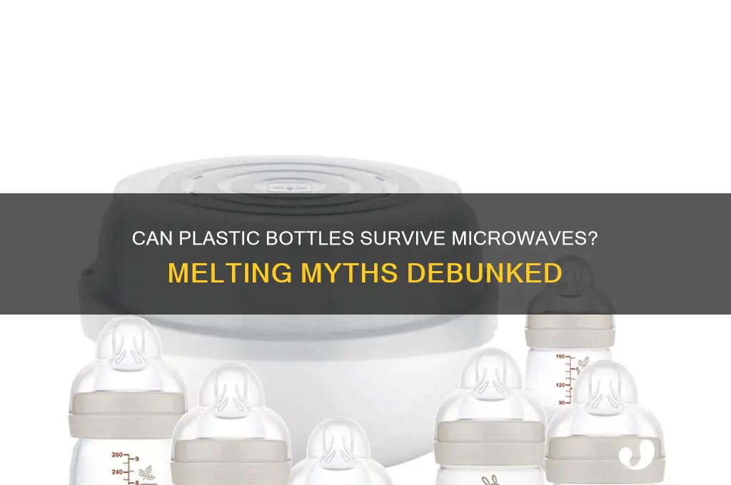will a plastic bottle melt in the microwave