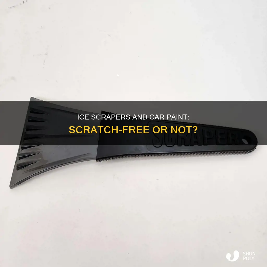 will a plastic ice scraper scratch your paint