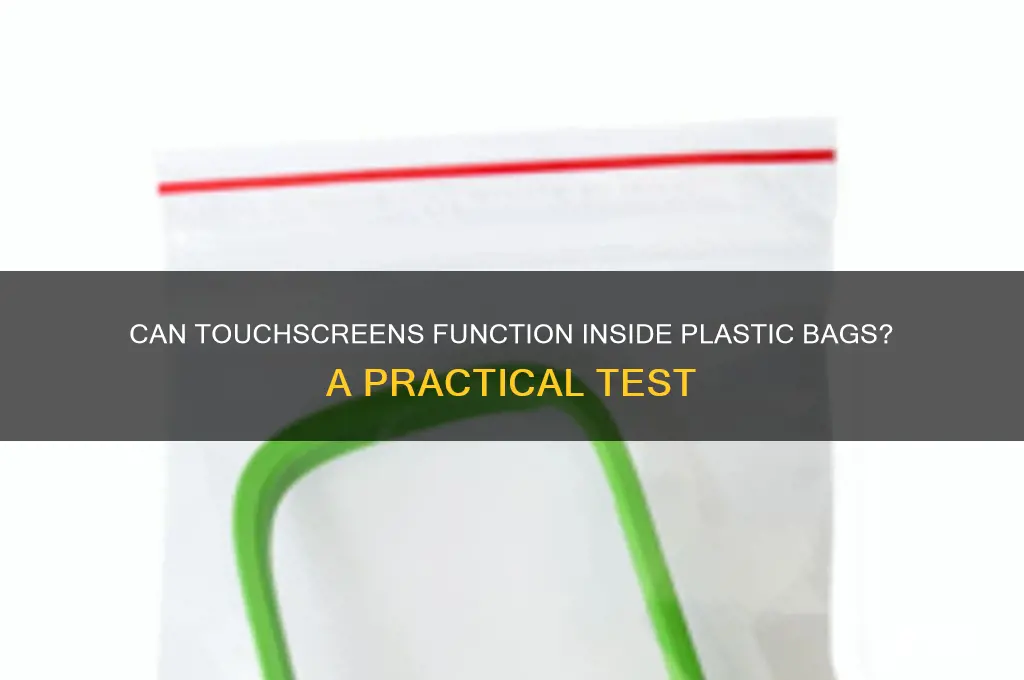 will a touchscreen work in a plastic bag