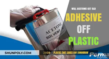 Effective Acetone Use: Removing Old Adhesive from Plastic Surfaces