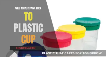 Acrylic Paint Adhesion on Plastic Cups: Is It Possible?
