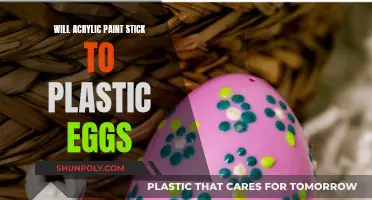 Acrylic Paint Adhesion on Plastic Eggs: A Creative Guide