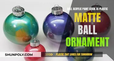 Acrylic Paint Adhesion on Plastic Ornaments: A Guide