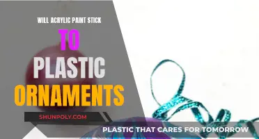 Acrylic Paint Adhesion on Plastic Ornaments: A Guide