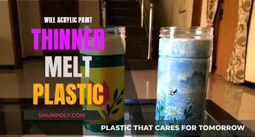 Thinning Acrylic Paints: Safe for Plastic?