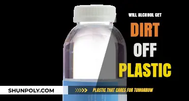 Can Alcohol Effectively Remove Dirt from Plastic Surfaces?