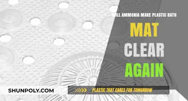 Can Ammonia Restore Clarity to Your Plastic Bath Mat?