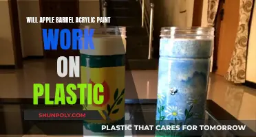 Apple Barrel Acrylic Paint: Plastic-Friendly?