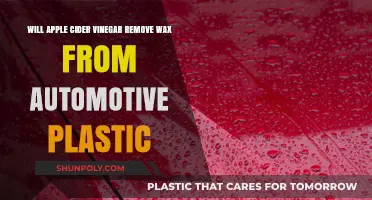 Can Apple Cider Vinegar Safely Remove Wax from Car Plastic?