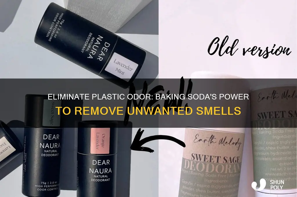 will baking soda remove a plastic smell