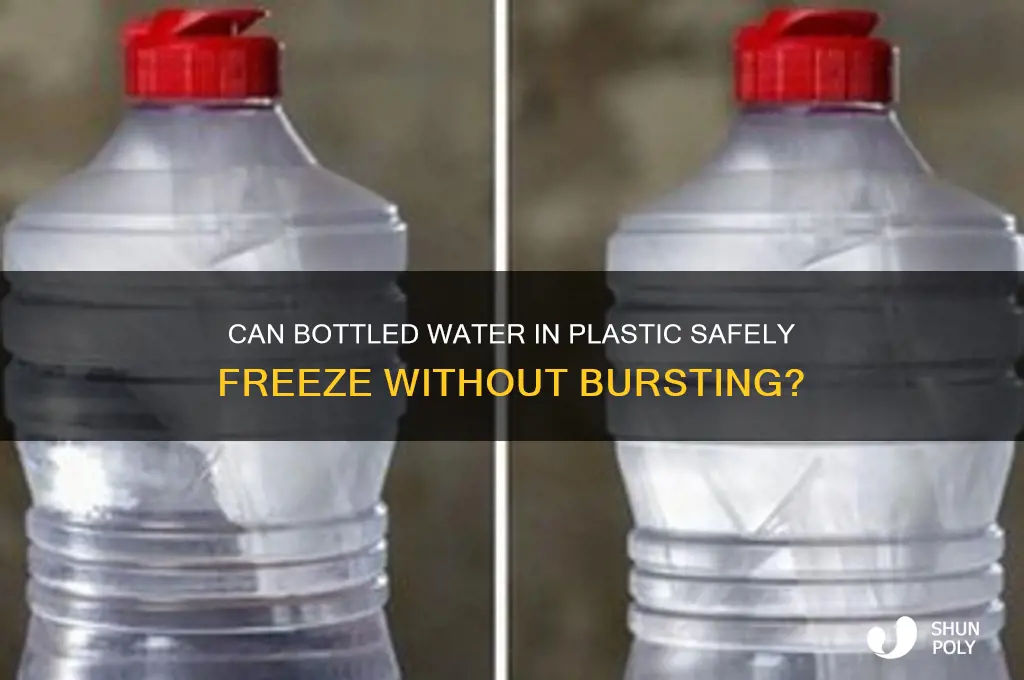 will bottled water in plastic burst in the freezer