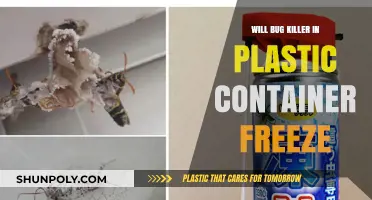 Will Insecticides Freeze in Plastic Containers?