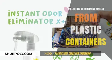 Citric Acid: A Powerful Odor Remover for Plastic Containers