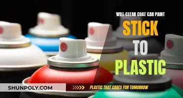 Clear Coat Car Paint: Will It Stick to Plastic?