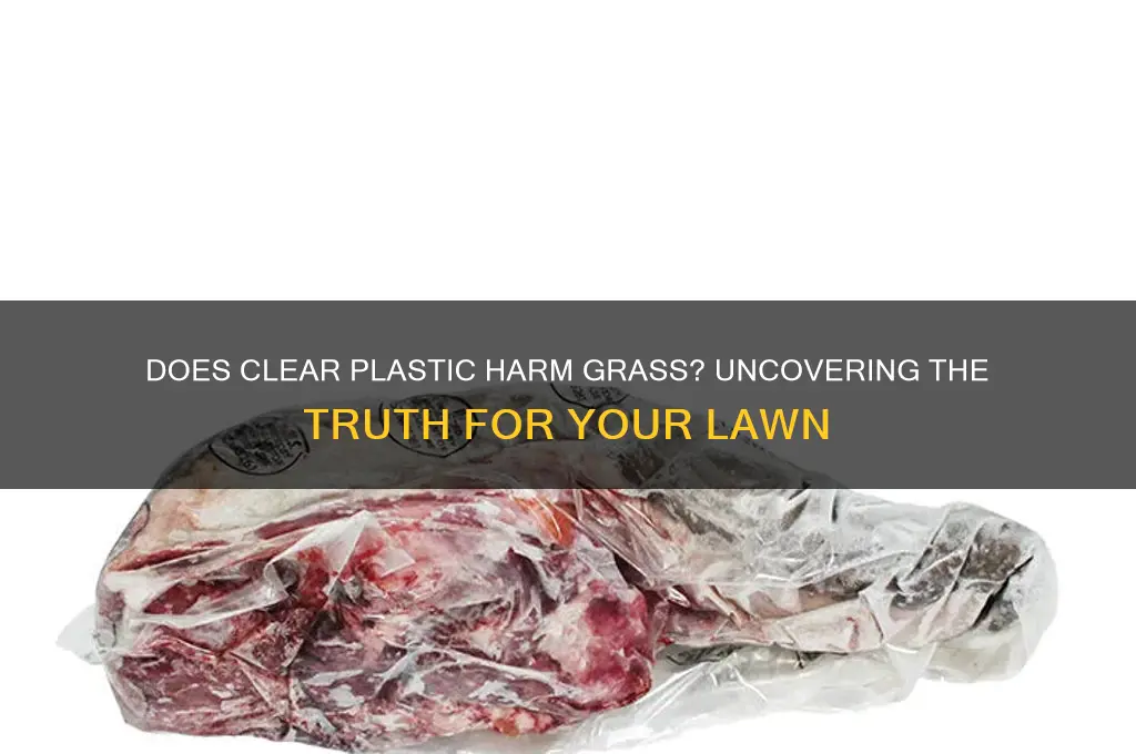 will clear plastic kill grass