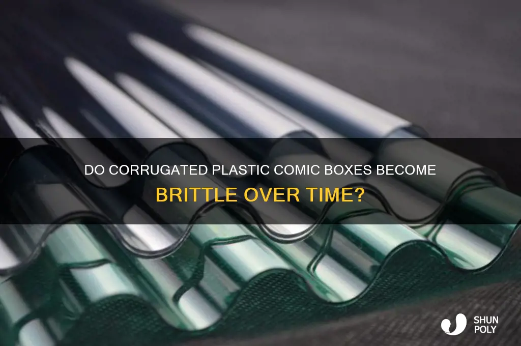 will corrugated plastic comic boxes get brittle