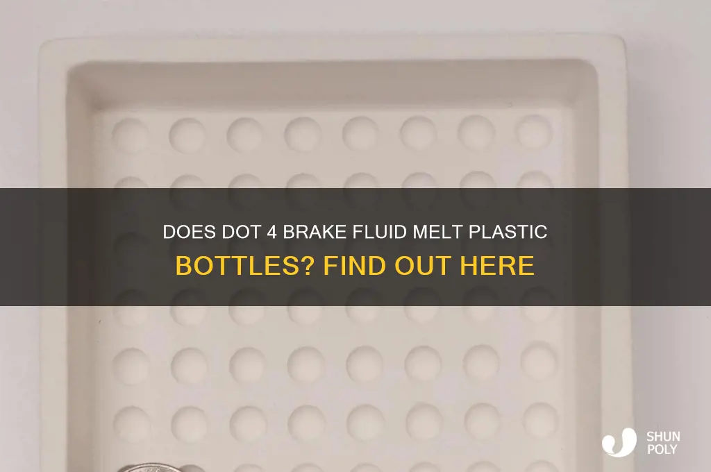will dot4 fluid melt plastic bottle