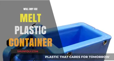 How Dry Ice Can Damage Plastic Containers