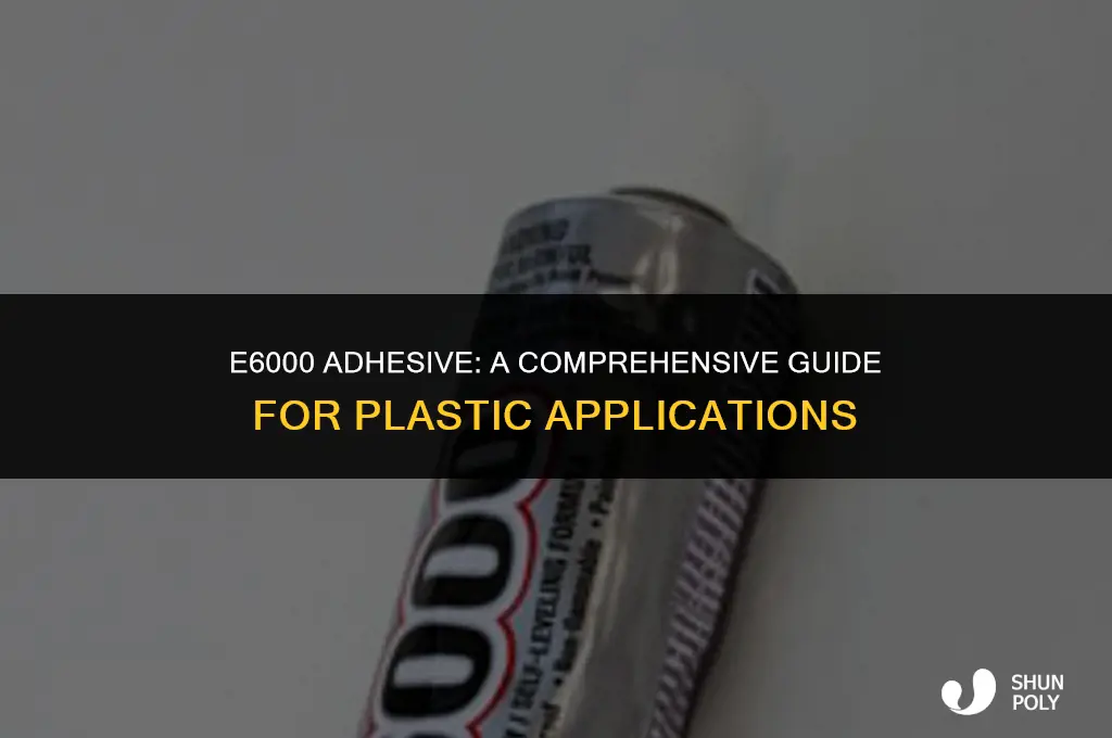 will e6000 work on plastic