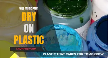 Fabric Paint on Plastic: Does it Dry?