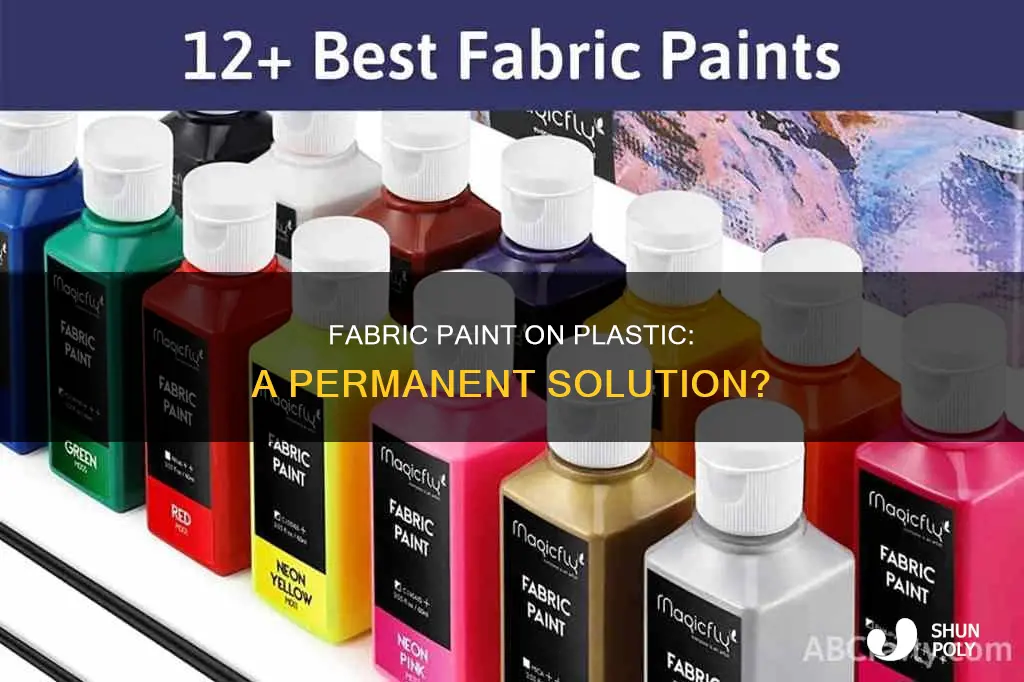 will fabric paint stay on plastic
