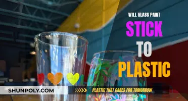 Glass Paint on Plastic: Will It Stick?