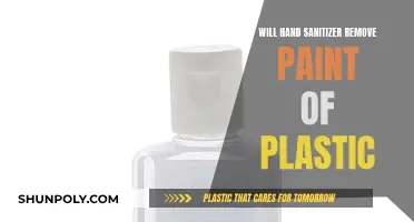 Hand Sanitizer: Plastic Paint Remover?