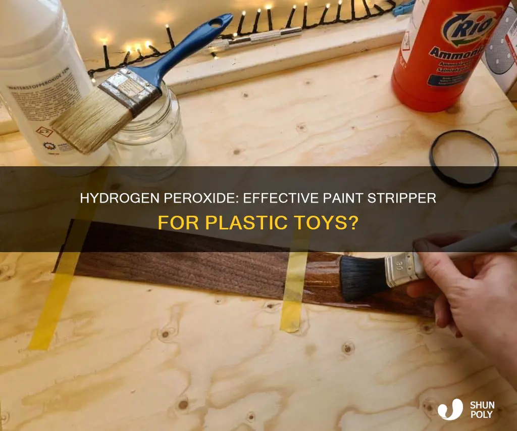 will hydrogen peroxide strip paint on plastic toys
