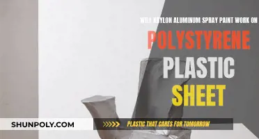 Krylon Aluminum Spray Paint: Polystyrene Plastic Sheet Success?
