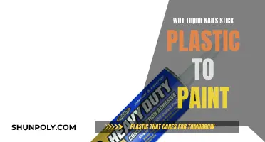 Does Liquid Nails Adhere Painted Plastic Surfaces?
