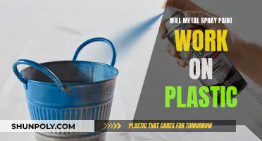 Can You Spray Metal Paint on Plastic?